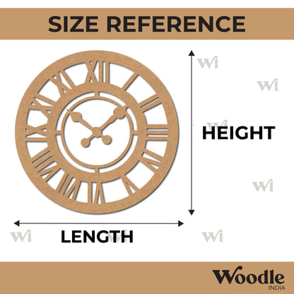 Clock Round Cutout MDF Design 1