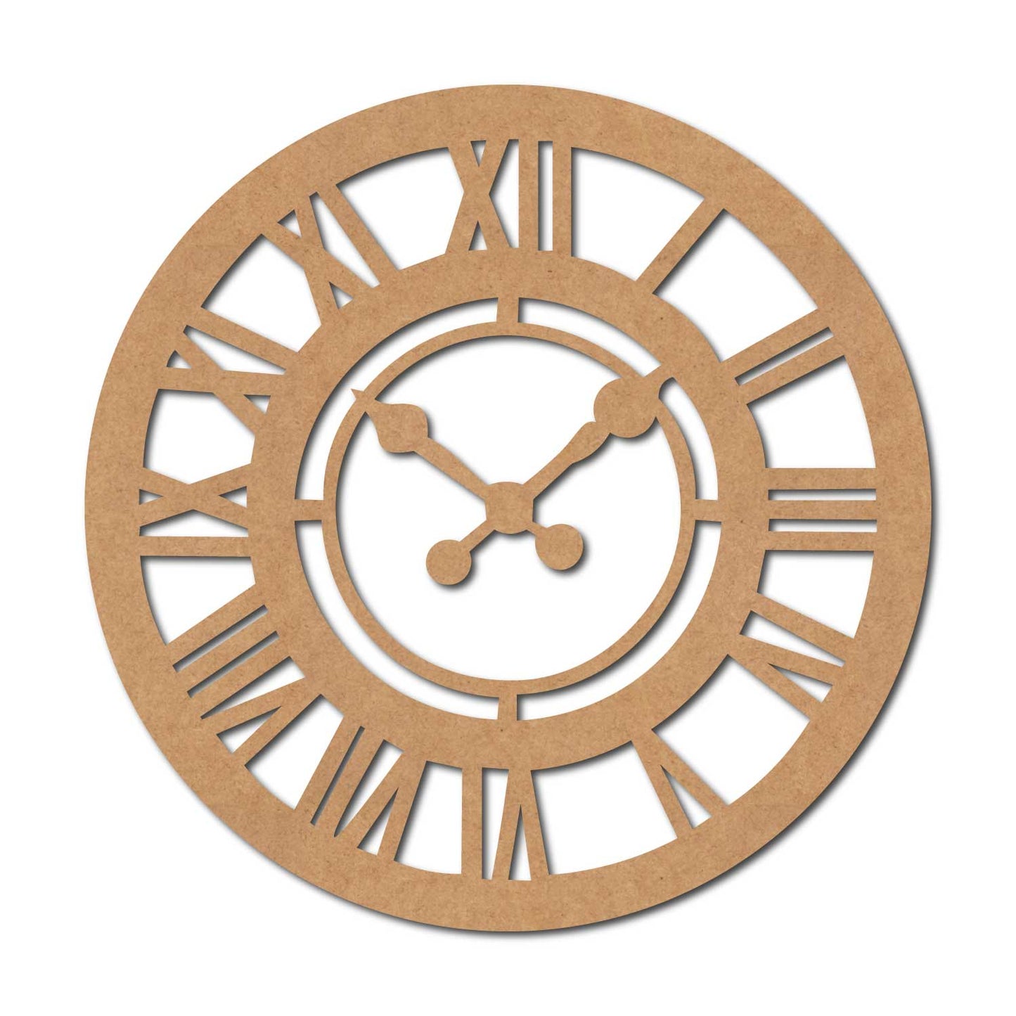 Clock Round Cutout MDF Design 1