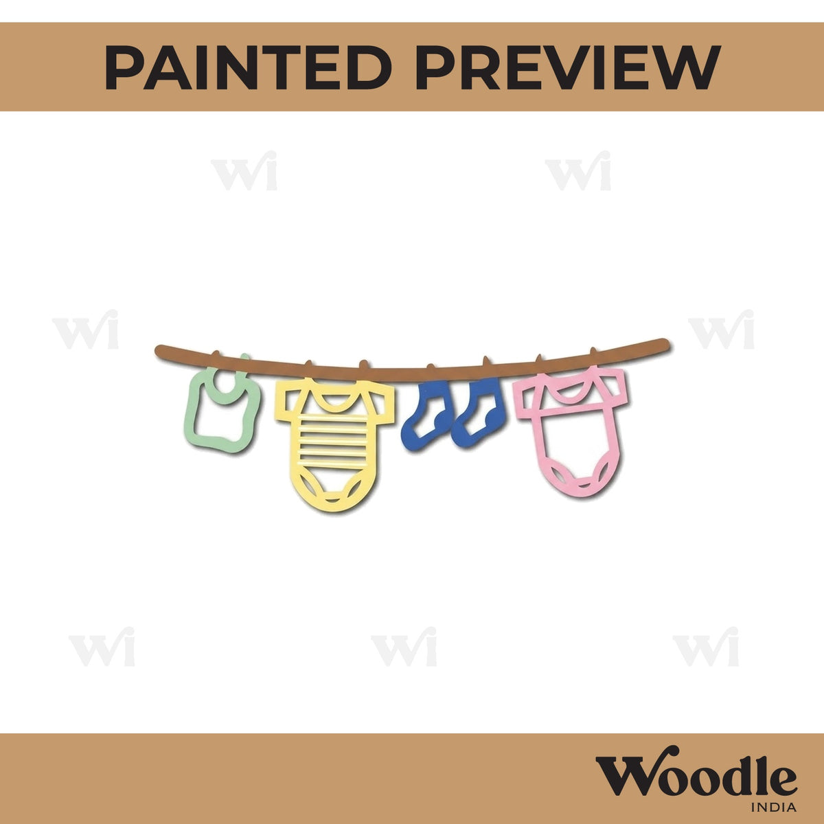 Clothes Cutout MDF Design 1