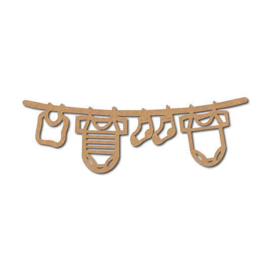 Clothes Cutout MDF Design 1