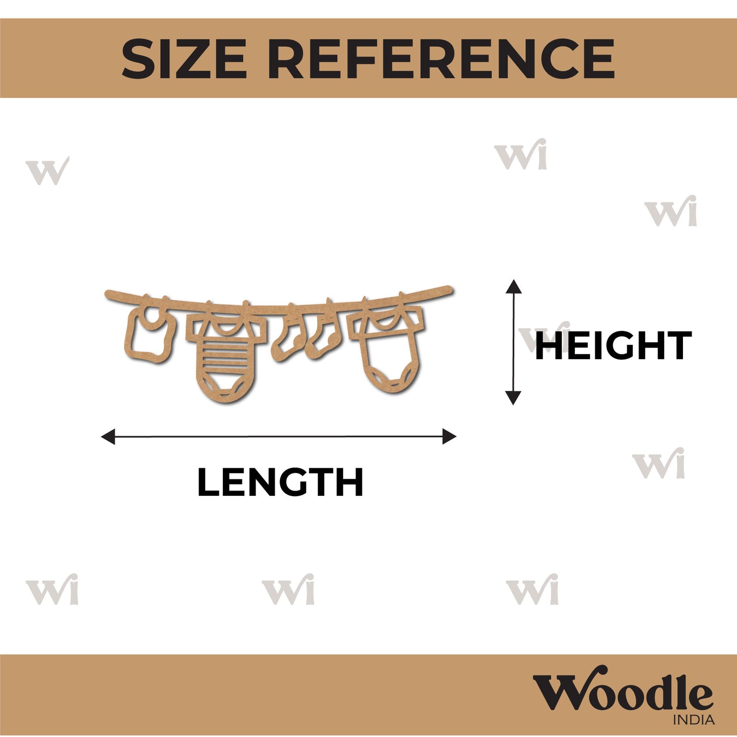 Clothes Cutout MDF Design 1