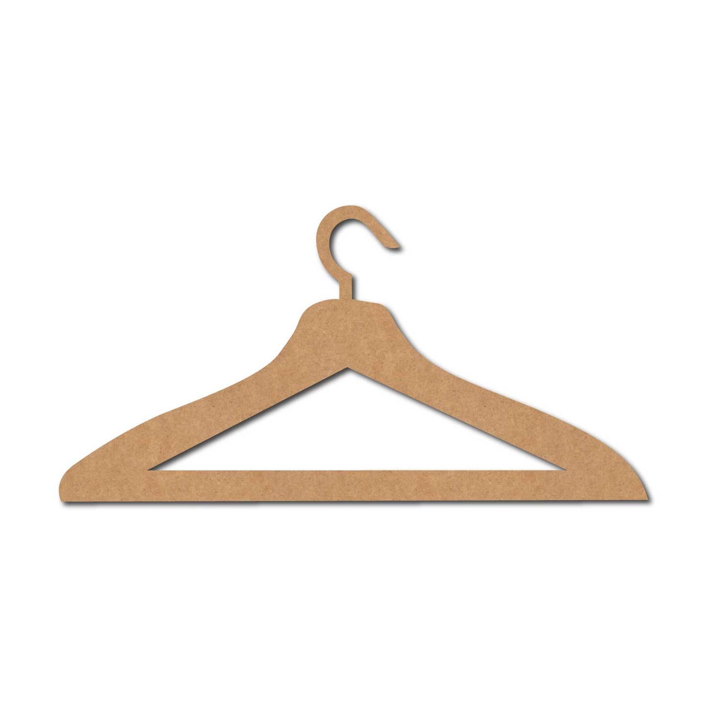 Clothes Hanger Cutout MDF Design 1