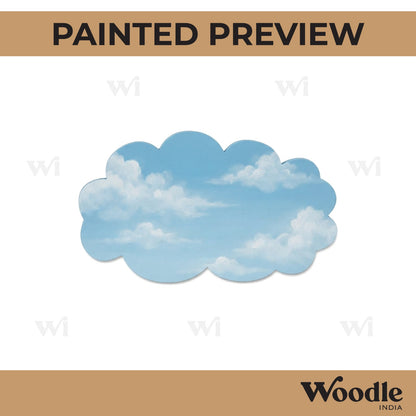 Cloud Cutout MDF Design 10