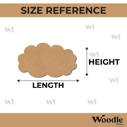 Cloud Cutout MDF Design 10