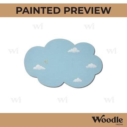 Cloud Cutout MDF Design 11