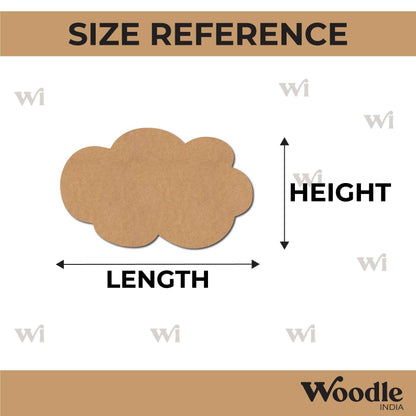 Cloud Cutout MDF Design 11