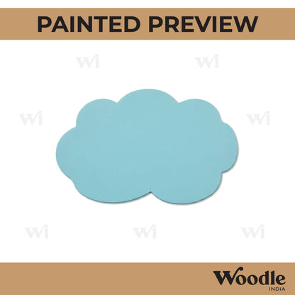 Cloud Cutout MDF Design 12