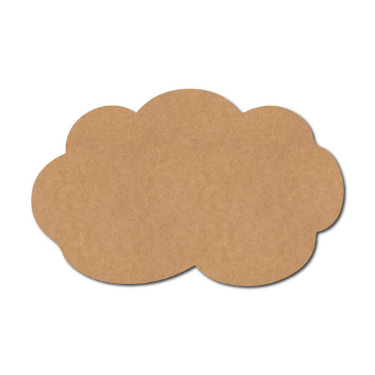 Cloud Cutout MDF Design 12