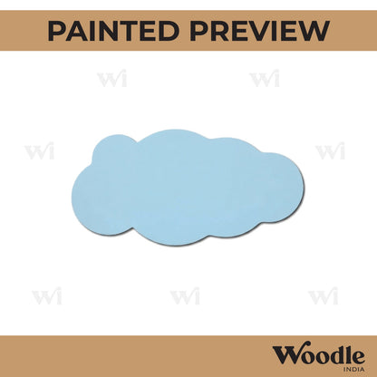 Cloud Cutout MDF Design 13