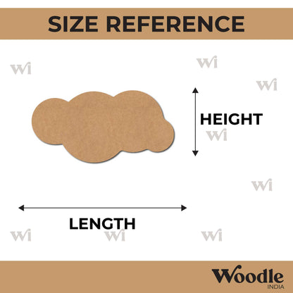 Cloud Cutout MDF Design 14