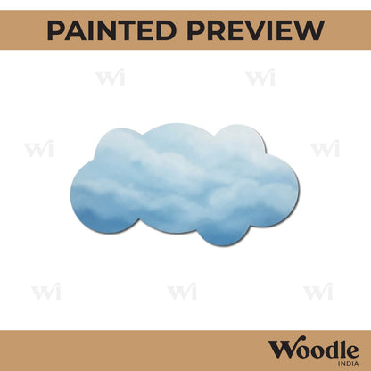 Cloud Cutout MDF Design 15