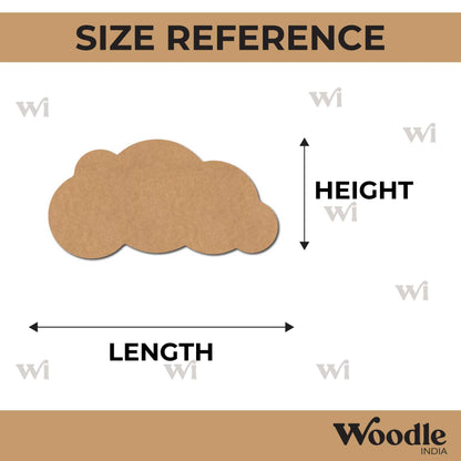Cloud Cutout MDF Design 16