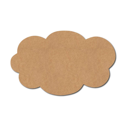 Cloud Cutout MDF Design 18