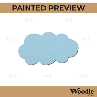 Cloud Cutout MDF Design 19