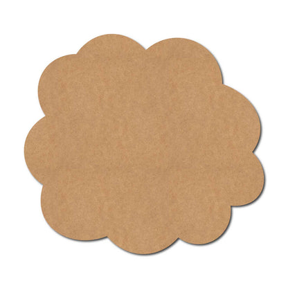 Cloud Cutout MDF Design 2