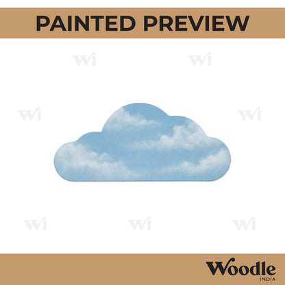 Cloud Cutout MDF Design 7