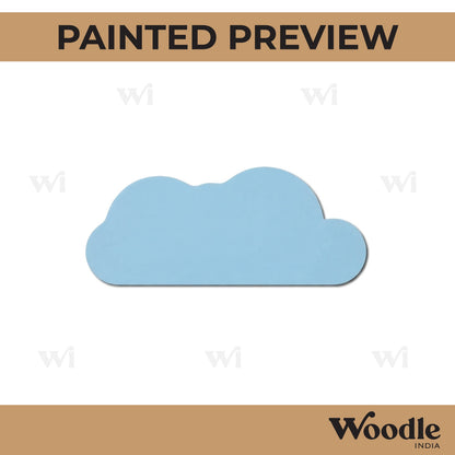 Cloud Cutout MDF Design 8