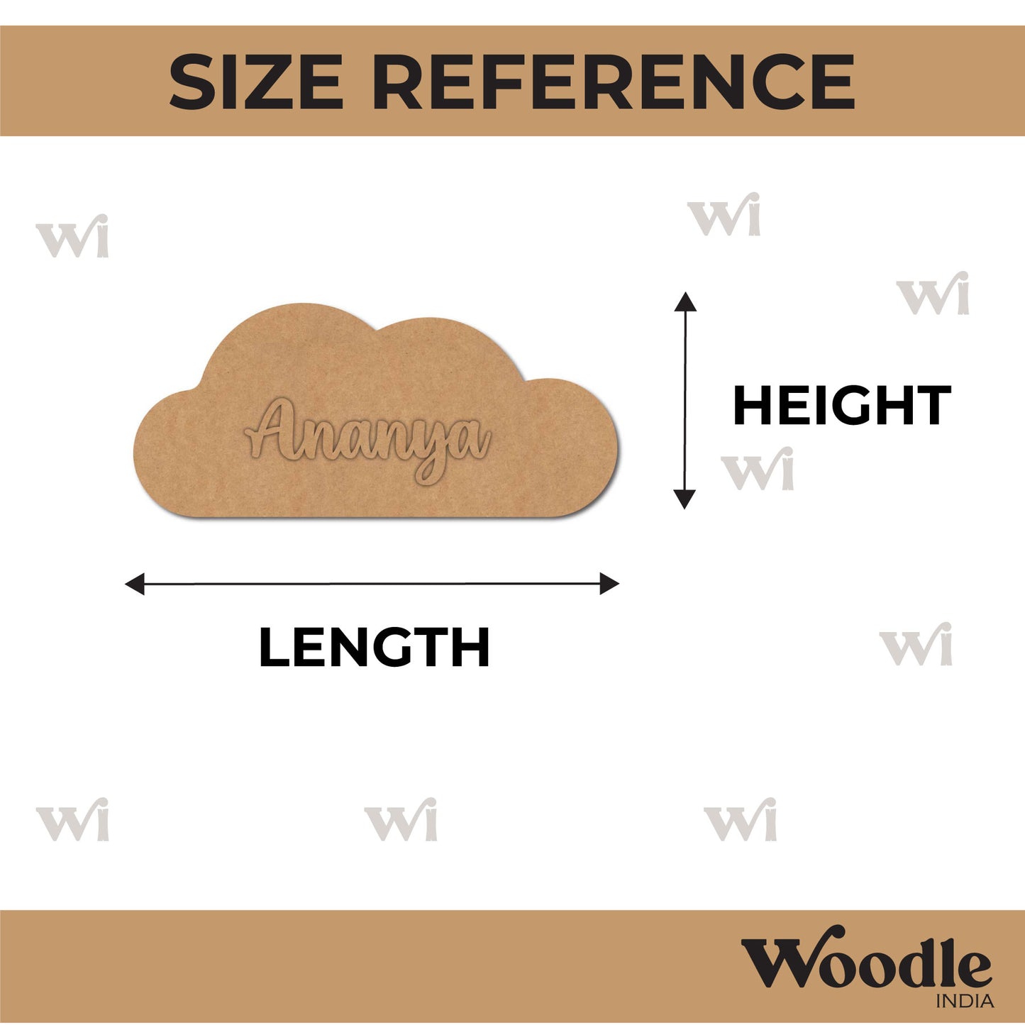 Cloud Nameplate MDF Design 2