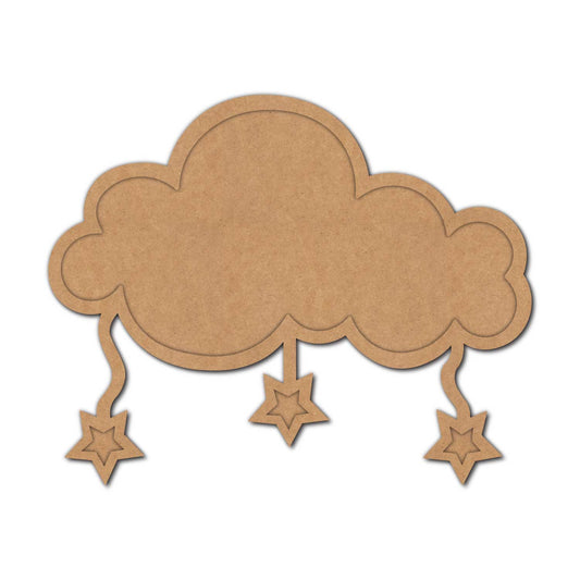 Cloud Stars Two Layered Base MDF Design 1