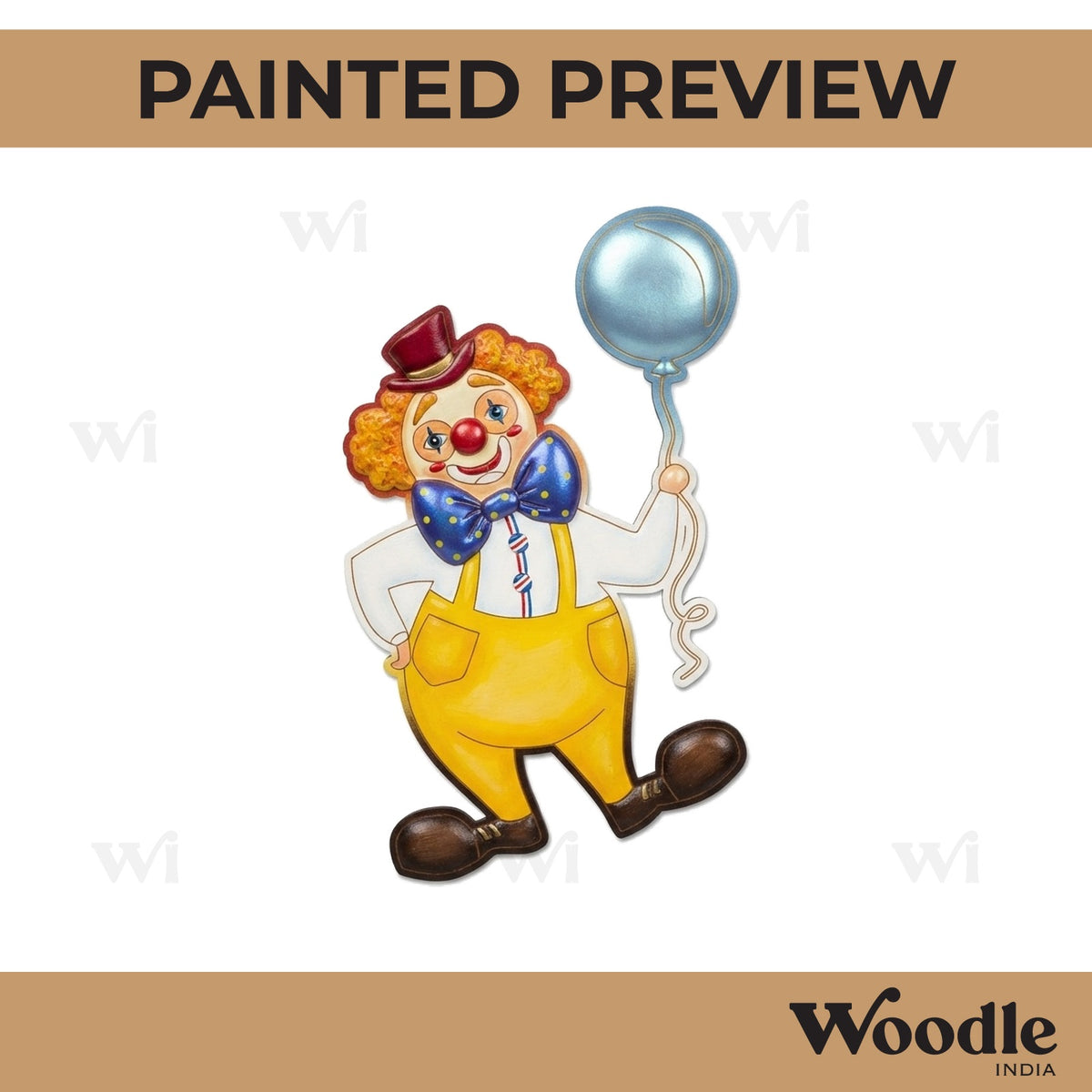 Clown Pre Marked MDF Design 1