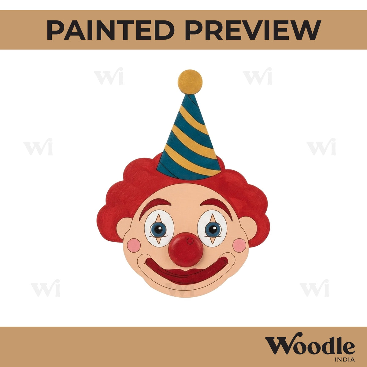 Clown Pre Marked MDF Design 4