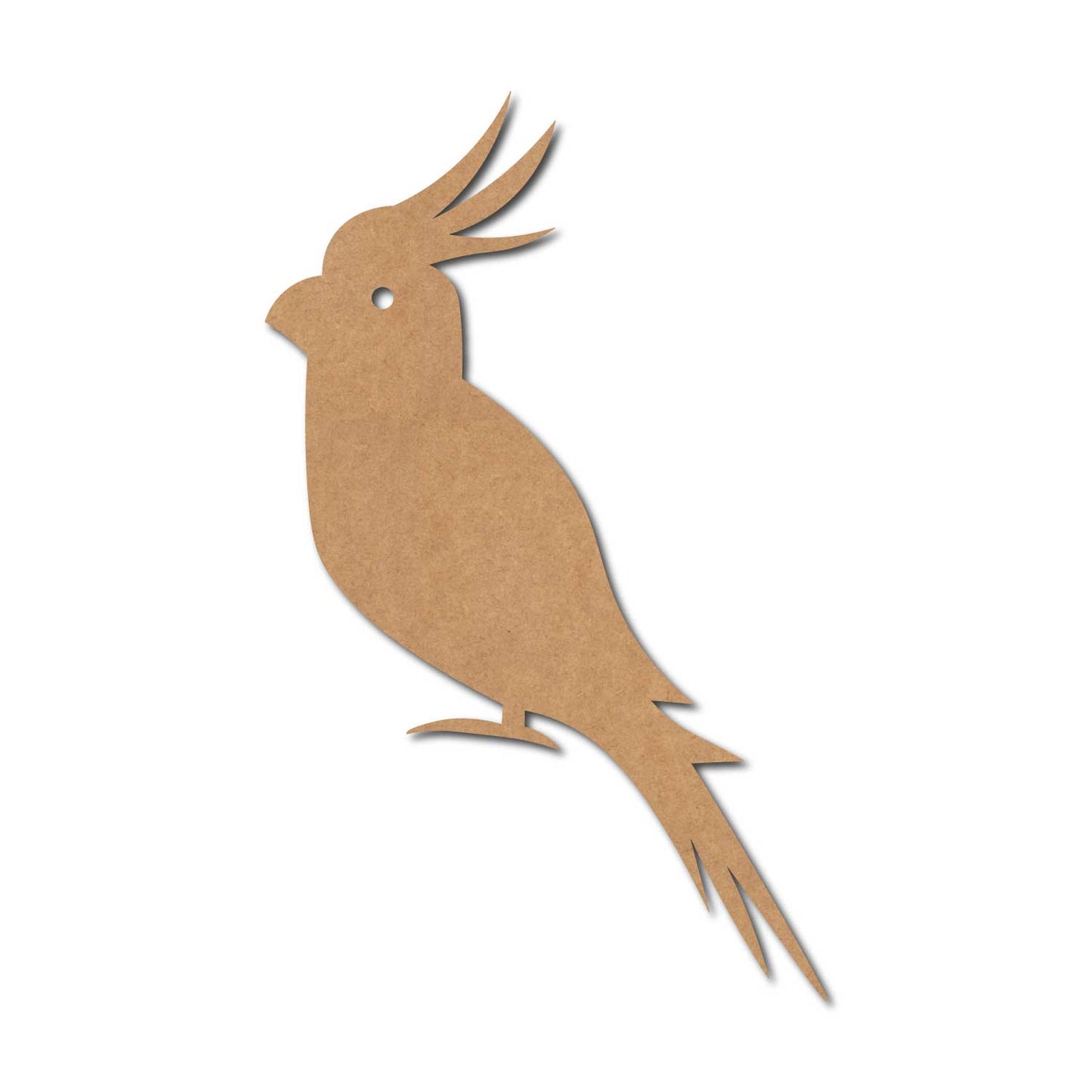 Cockatiel Bird Cutout MDF Design 1