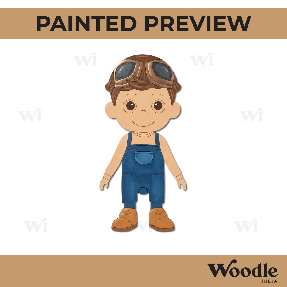Cocomelon Boy Pre Marked MDF Design 1