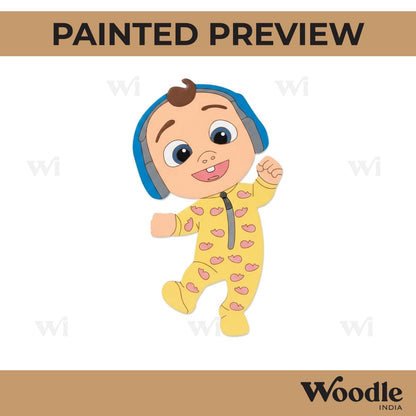 Cocomelon Boy Pre Marked MDF Design 3
