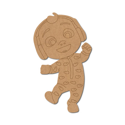 Cocomelon Boy Pre Marked MDF Design 3