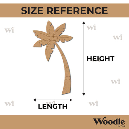 Coconut Tree Pre Marked MDF Design 3