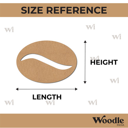Coffee Bean Cutout MDF Design 1
