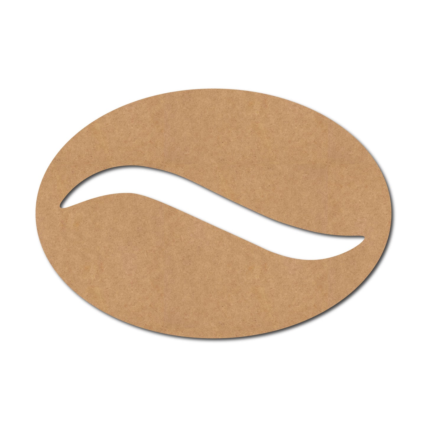 Coffee Bean Cutout MDF Design 1