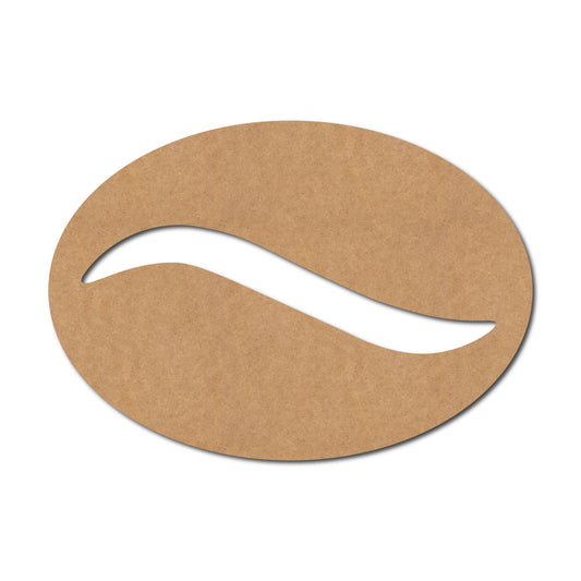 Coffee Bean Cutout MDF Design 1