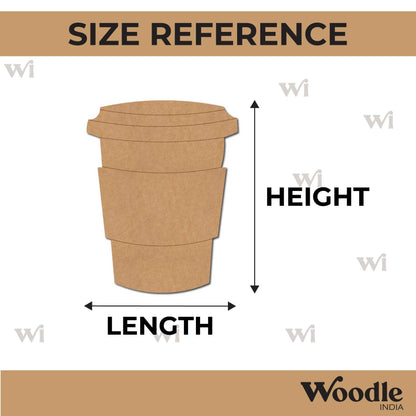 Coffee Cup Pre Marked MDF Design 3
