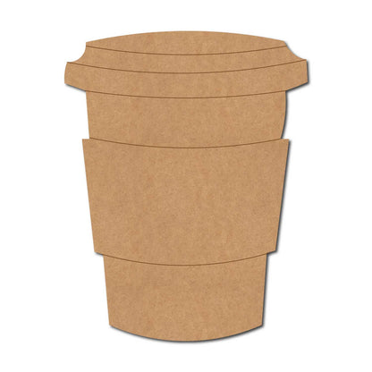Coffee Cup Pre Marked MDF Design 3