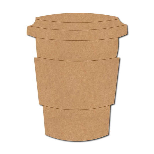 Coffee Cup Pre Marked MDF Design 3