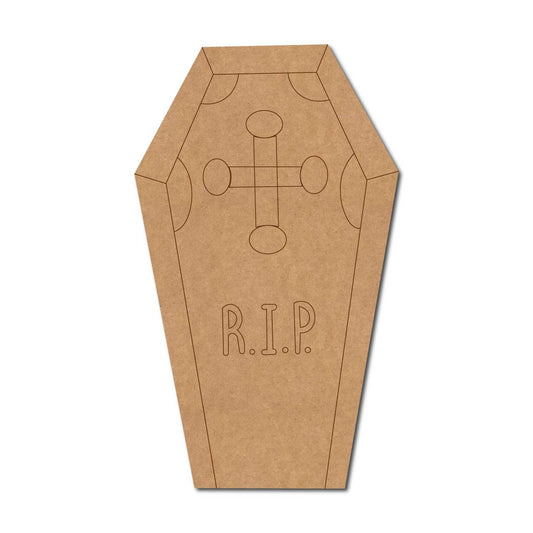 Coffin Pre Marked MDF Design 1