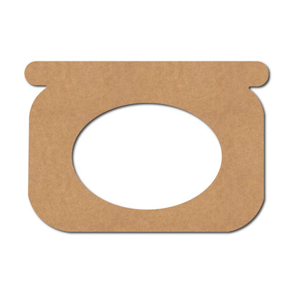 Compact Powder Makeup Cutout MDF Design 1