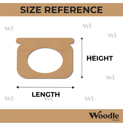 Compact Powder Makeup Cutout MDF Design 1