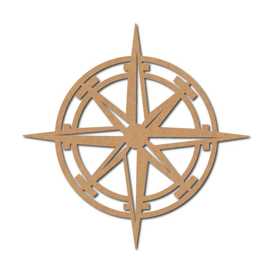 Compass Cutout MDF Design 1