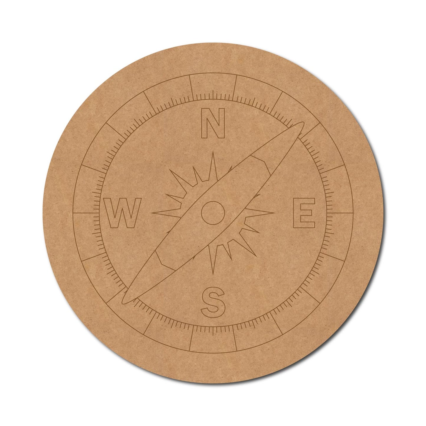 Compass Pre Marked MDF Design 1