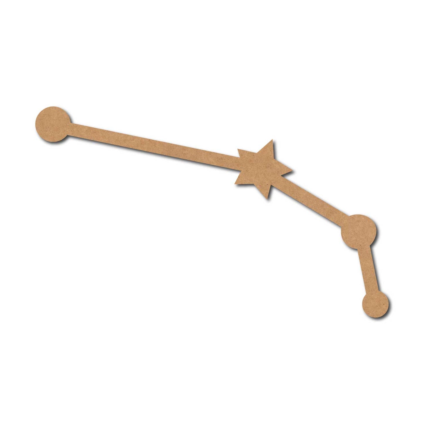 Aries Constellation Zodiac Style Cutout MDF Design 1