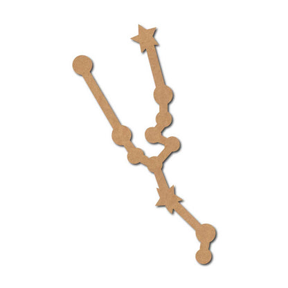 Taurus Constellation Zodiac Style Cutout MDF Design 1