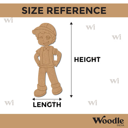 Construction Man Pre Marked MDF Design 2