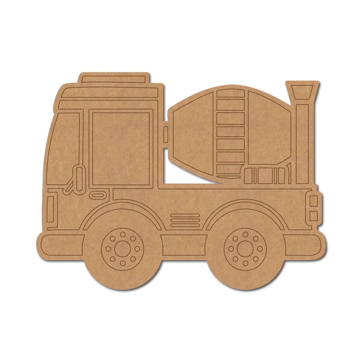 Construction Vehicle Pre Marked MDF Design 5