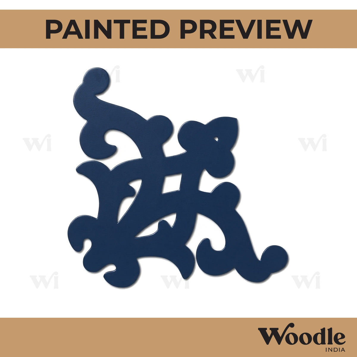 Corner Cutout MDF Design 1