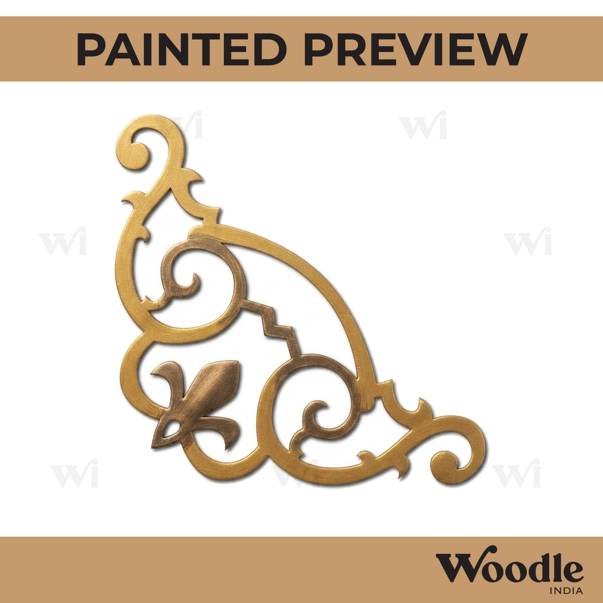 Corner Cutout MDF Design 24