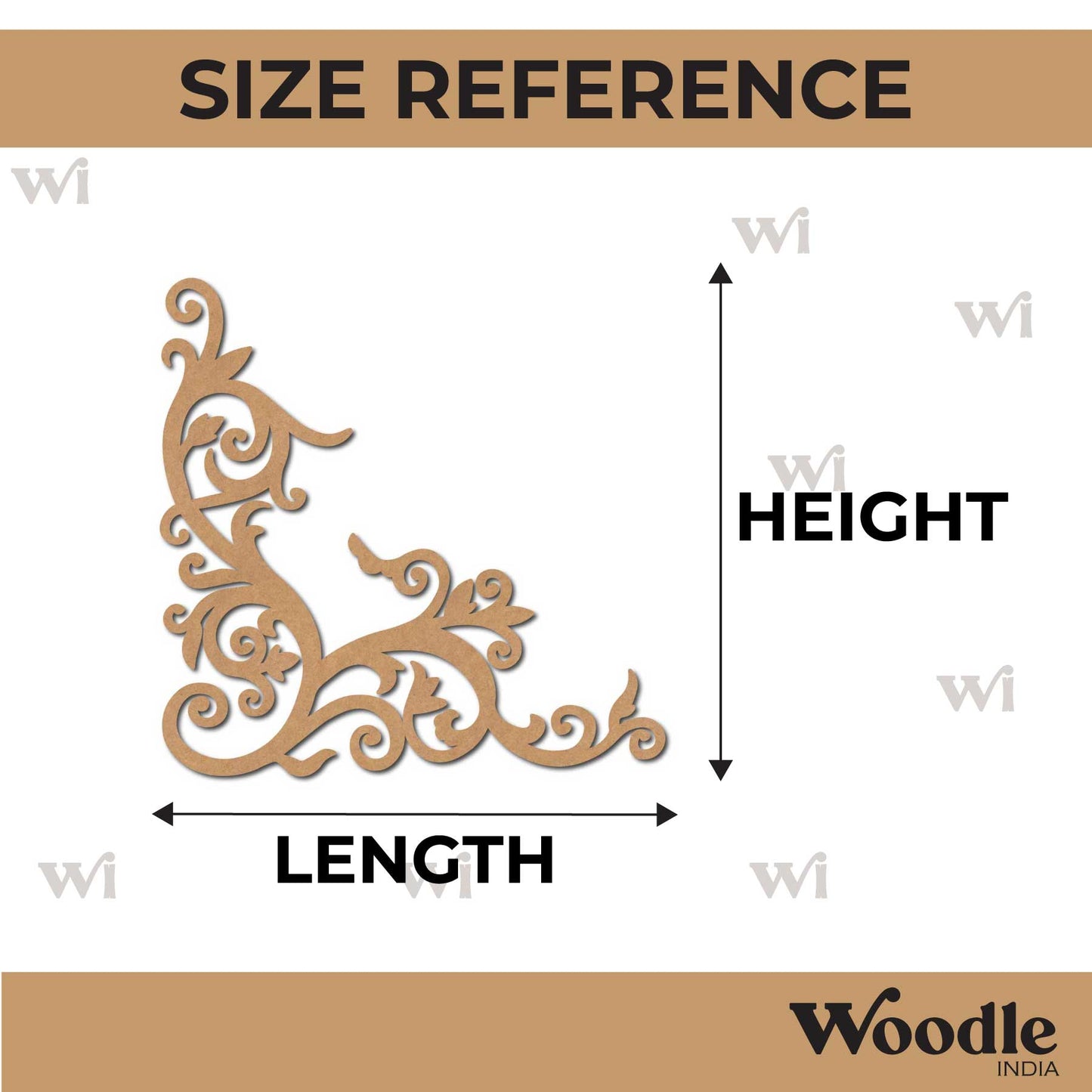 Corner Cutout MDF Design 27