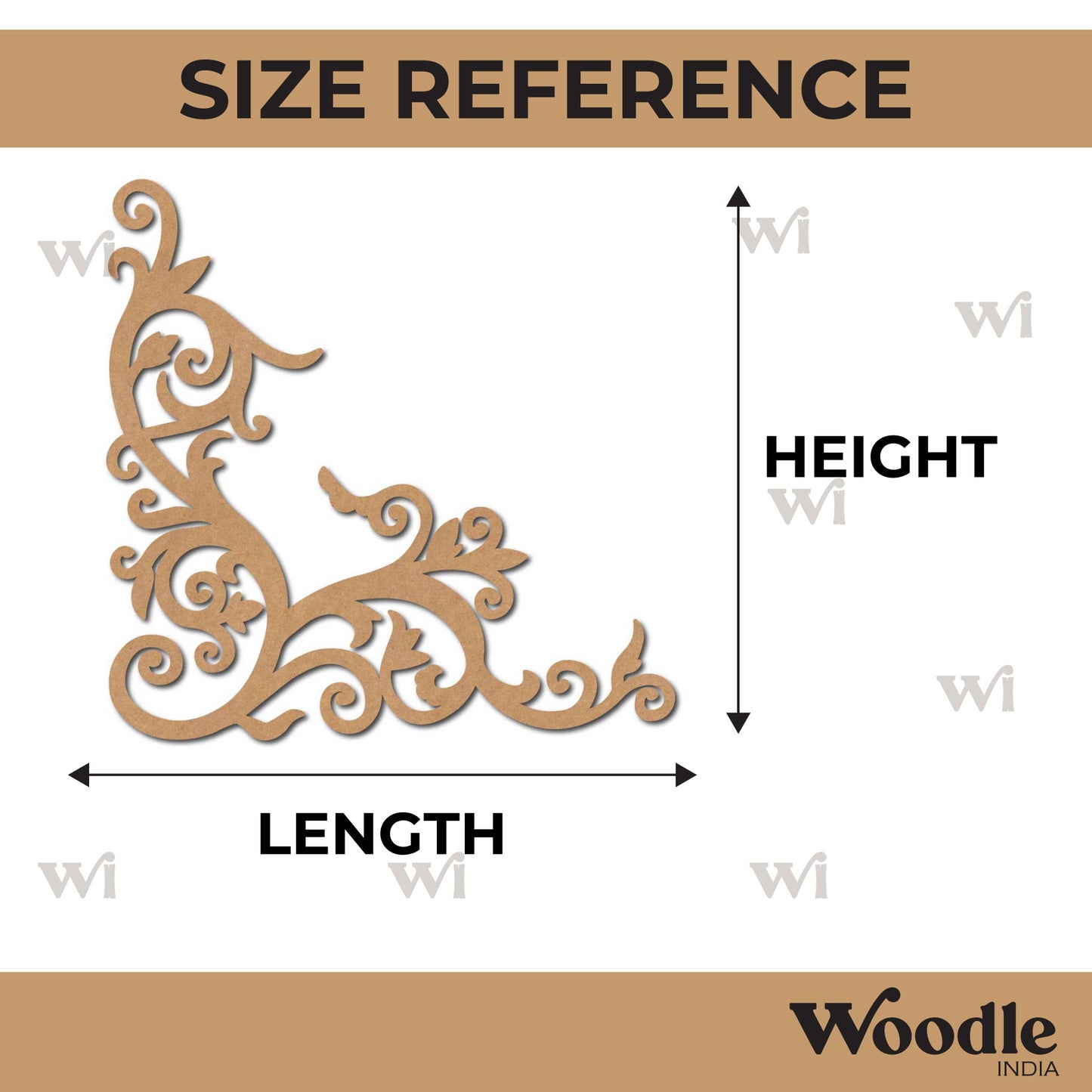 Corner Cutout MDF Design 28
