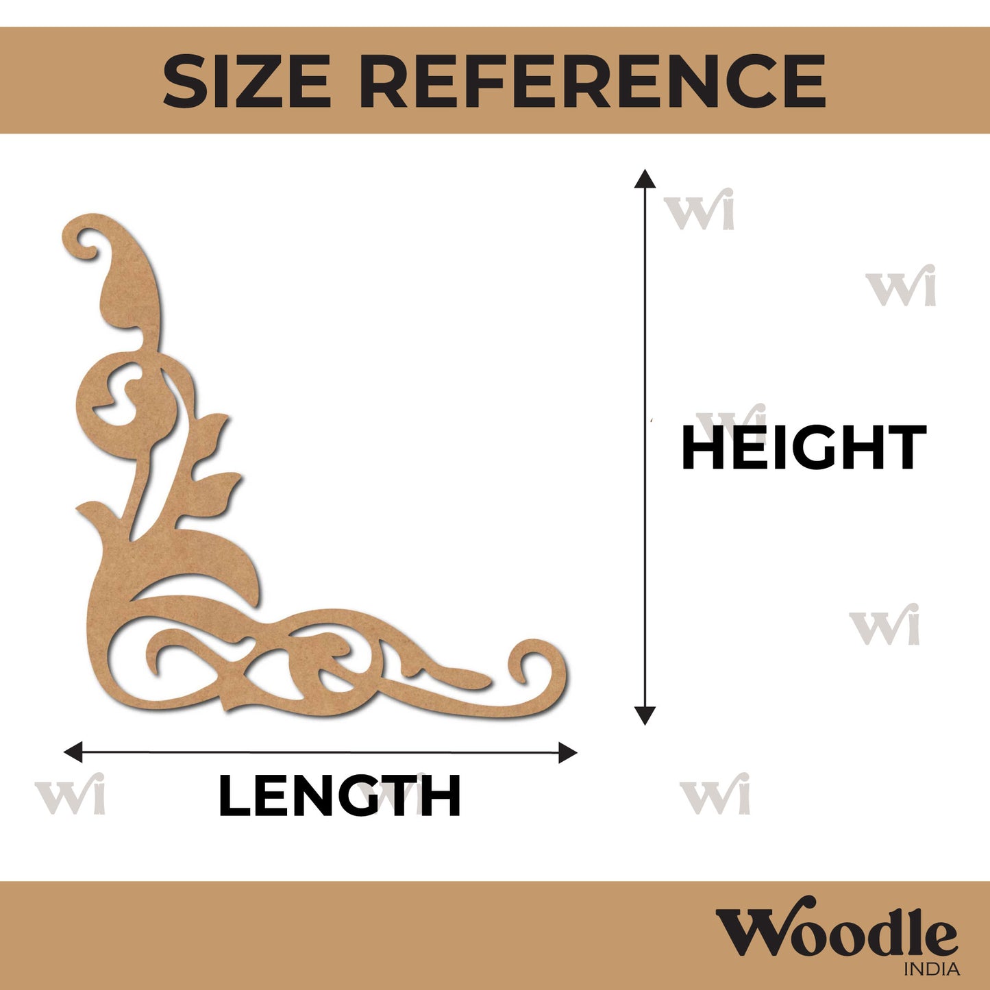 Corner Cutout MDF Design 30